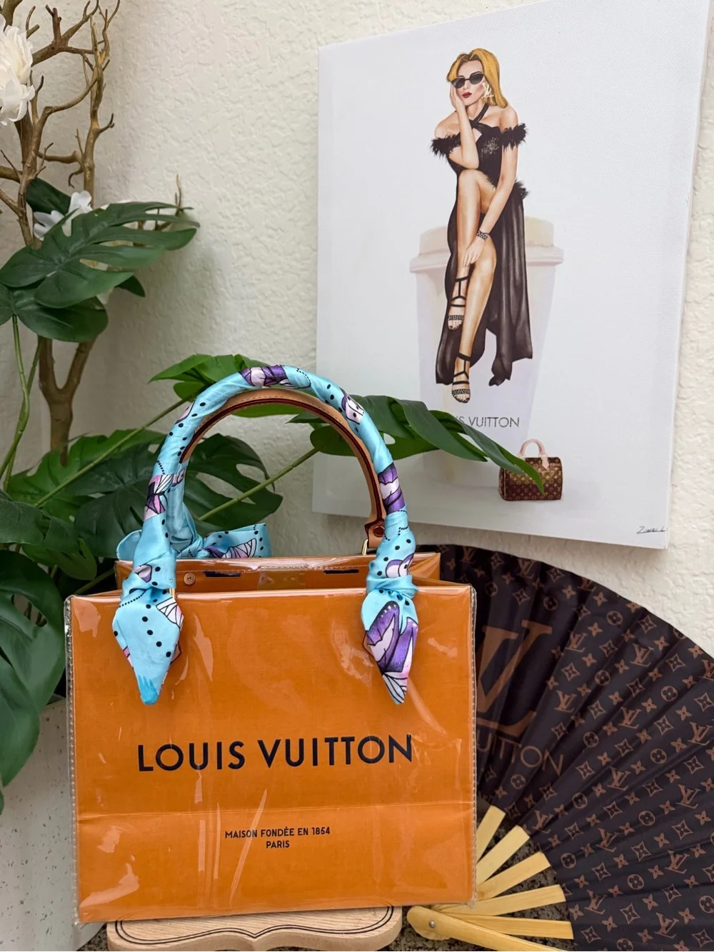🩵💜🩵Louis Vuitton Gift Bag Tote🩵💜🩵